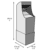 Arcade1Up Big Buck Hunter World™ Arcade Machine + Riser Dimensions