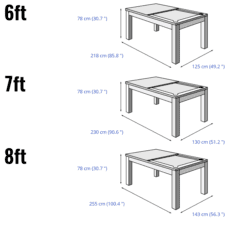Rene Pierre Carrousel Slate Bed Pool Table Dimensions