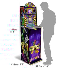 Wheel of Fortune CasinoCade Deluxe Arcade Machine by Arcade1Up Dimensions