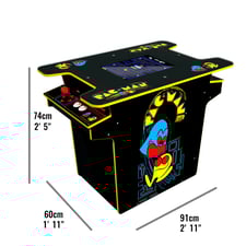 Pac-Man™ Head to Head Cocktail Arcade Machine by Arcade1up Dimensions