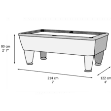 Graded Stock: Atlantic 7ft Slate Bed Pool Table Dimensions