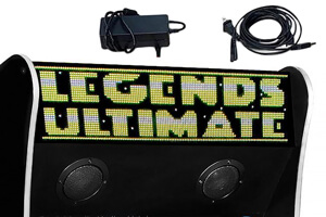 The AtGames Legends Bitpixel Maruquee and cable.