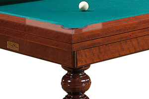 The Rene Pierre Carrousel pool table corner.