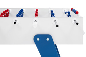 The Cross Indoor Football Table close up.