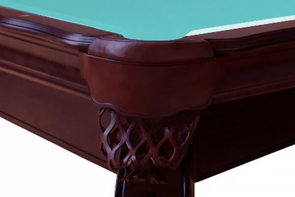 The Dynamic Salem Slate Bed pool table pocket