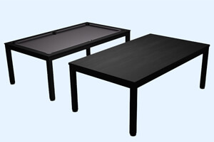 The Dynamic Vancouver Slate Bed pool table with top
