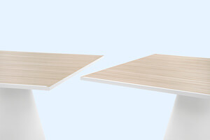 The Dada Indoor Tennis Table splitted.