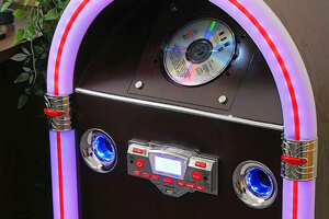 The Jive Swing 90 Jukebox In a room