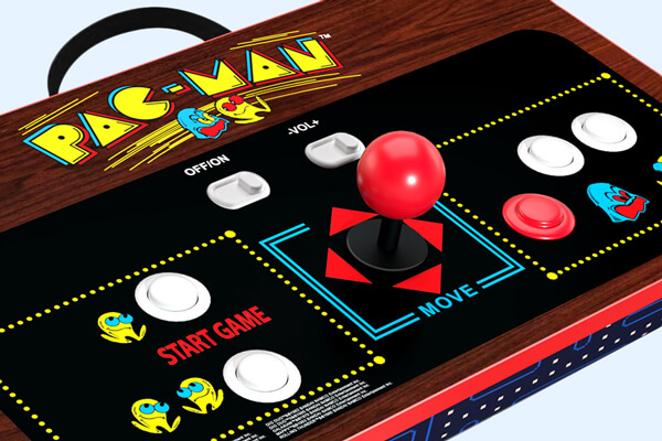 The Arcade1UP Pacman Couchcade.
