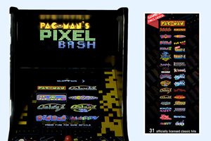 The Namco Pac-Man Pixel Bash screen.