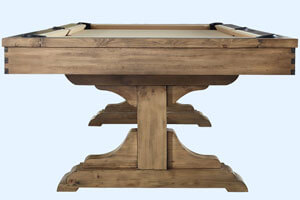 The Wyoming Slate Bed Table Side View