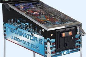 Terminator 2 Judgement day pinball machine cabinet.