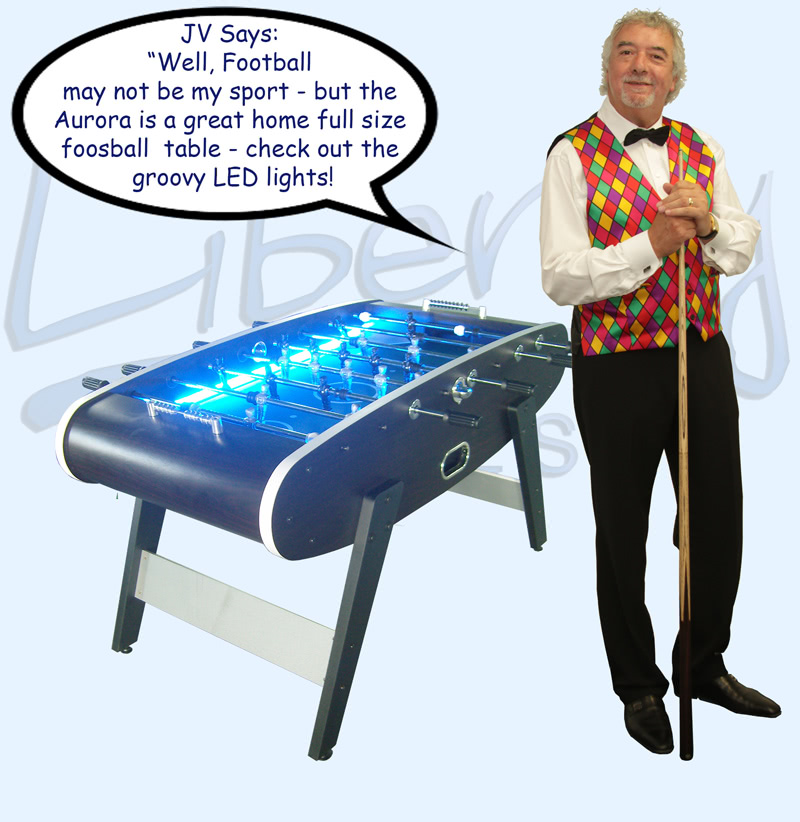 John Virgo endorses the Aurora football table