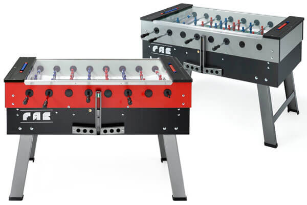 The FSA San Siro 2 Football Tables in Two Finishes