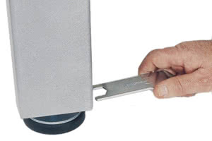 The Master Champion features adjustable feet