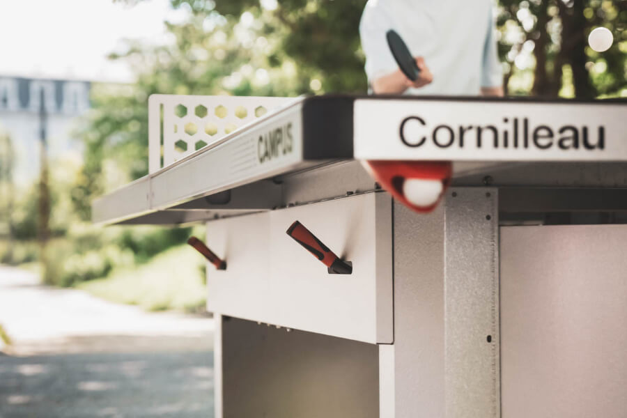 The Cornilleau Campus Static Outdoor Table Tennis Table