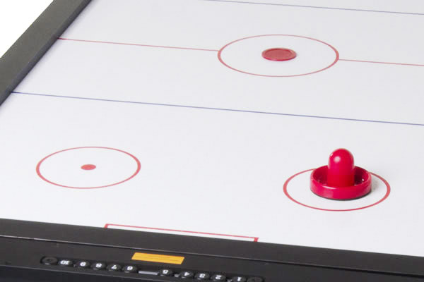 The 6ft Multi Games table's fast, exciting air hockey playfield