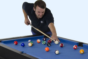 The 6ft Multi Games pool table gives a great game