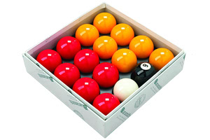 The Aramith balls supplied with the Supreme Winner pool table