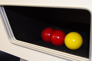 The ball return system on the Supreme Winner table
