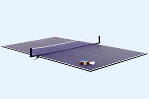 The Tekscore table tennis top, available with the Supreme Winner pool table