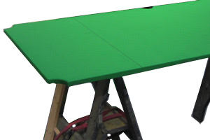 A Fusion pool table slate during installation