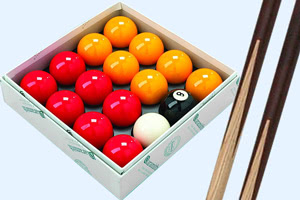 Accessories supplied with DPT pool tables