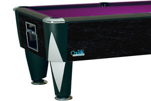 Sam Atlantic Slate Bed Pool Table Cabinet Side.