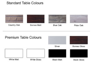 Sam Pool Table Finishes.