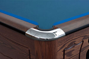 Sam Balmoral Slate Bed Pool Table Pocket.