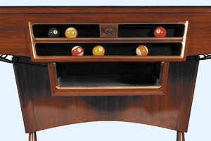 The ball return on the Pro II pool table