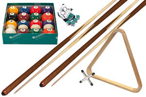 The Longoni Las Vegas pool table accessories.