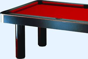 The Longoni Red Devil pool table.