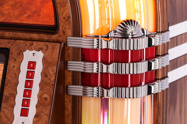 The Sound Leisure SL15 CD Jukebox Corner Close Up
