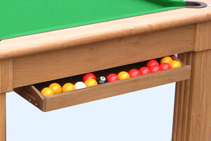 The ball drawer on the Traditional Diner