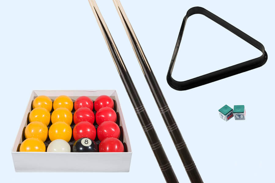 The Accessory pack included with the table.