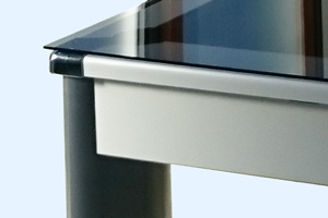 The DPT Fusion Outdoor pool table corner.