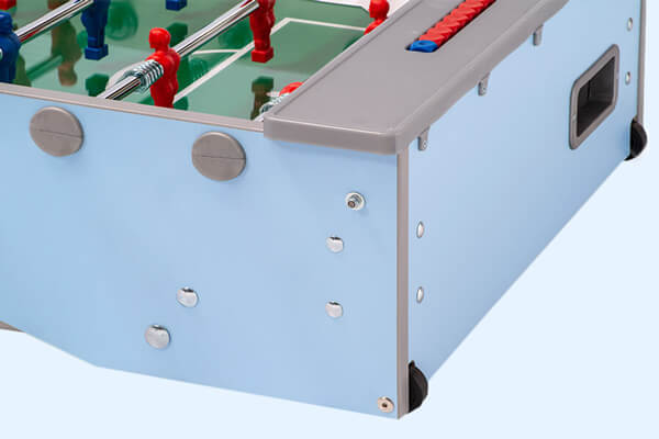 The FAS Smart football table wheels.