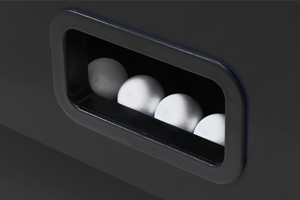 The Garlando Champion ball collection port