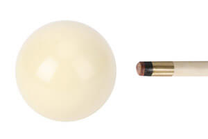 The Aramith British Cue ball.