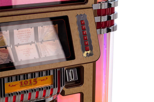 The Sound Leisure SL15 Slimline CD Jukebox Center Close Up