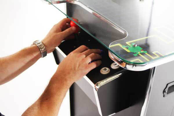 Galaxy arcade machine control console