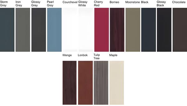 Color Options and Room Size