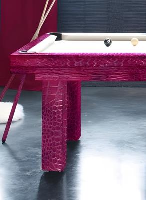 Toulet Leather Penelope Snooker Table Features