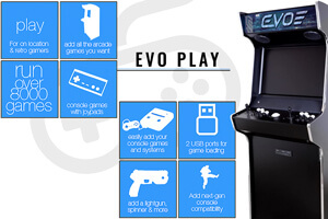 The Evo Elite model features.