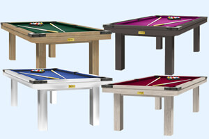 Carreira pool table finishes.