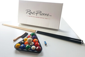 The Pool table with accessories