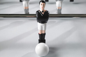 A player on the Rene Pierre Match table