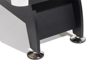 Stable legs and adjustable feet make the Pro American pool table level