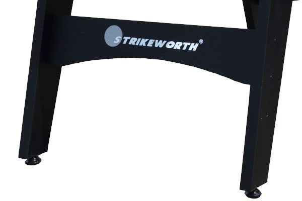 The Defender's legs are braced and adjustable for height